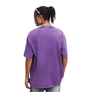 Vente flash - T-shirts surdimensionnés pour hommes avec logo personnalisé, manches courtes, respirants, 100% coton, écologiques, séchage rapide, haute qualité - Product Image 3