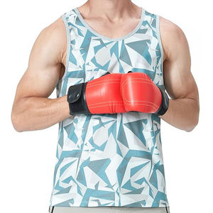 Custom Sublimation Designs Men Tank Tops Spandex/Polyester Plus Size Embroidery Quick Dry Breathable Professional <b>Running</b> Gym - Product Image 5