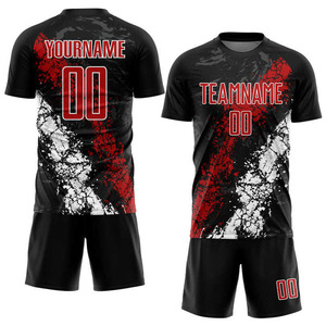 ชุดยูนิฟอร์มกีฬาทีมแบบกำหนดเอง – เสื้อเจอร์ซีย์พิมพ์ลายชื่อและหมายเลขส่วนตัว พร้อมกางเกงขาสั้นเข้าชุด - Product Image 3