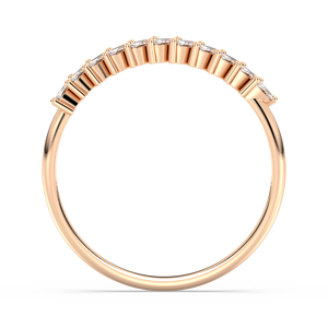 Anillo de boda REYES de diseño original con moissanita de 0.26 quilates, corte marquesa, para mujer, plata de ley 925 brillante, regalos de joyería fina - Product Image 4