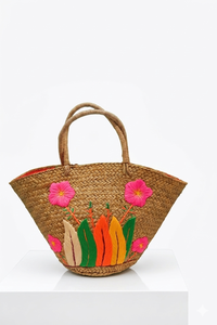 Bolso de compras TAS BOTANI de hierba Mendong tejida, ecológico, natural, para uso diario, playa o mercado, para mujer - Product Image 2