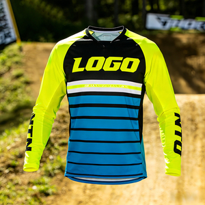 Maillot de course VTT Downhill Motocross à séchage rapide et respirant, avec logo personnalisé, vêtements de VTT DH, vêtements de sport BMX tout-terrain, OEM - Product Image 4