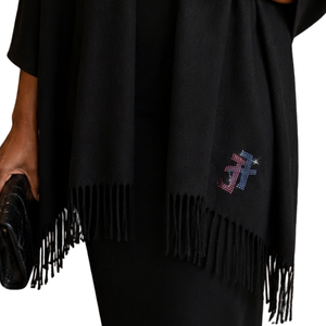Luxe Midnight <b>Wrap</b> Elegant Fashion Shawl Soft Lightweight Evening Scarf Travel Accessory for Everyday Style Wear - Product Image 6