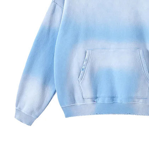 Sudadera con Capucha Oversize para Hombre, Estilo Vintage Lavado al Ácido, Manga Larga, Corte Holgado, Estilo Casual Urbano para Hombre - Product Image 5