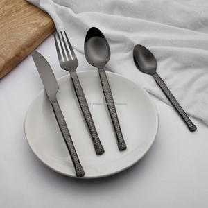 Nuevo juego de cubiertos de bambú y acero inoxidable brillante Grado 202/304 24 piezas Cuchara brillante Tenedor Cuchillo Cuchara de bebé Hecho EN LA India - Product Image 2