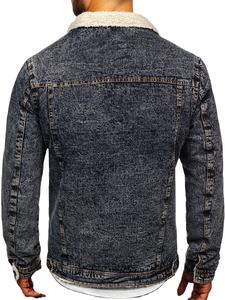 Chaqueta Vaquera de Diseño Personalizado al por Mayor para Hombre, Ropa Urbana, Servicio OEM, Transpirable y Resistente al Viento 2026 - Product Image 2