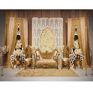 Trending White Laser Cut <b>Backdrop</b> Panels for Wedding Elegant White Laser Cut Metal <b>Frames</b> Muslim Walima Setup Weddings Australia - Product Image 1