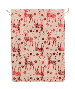 Sac cadeau en jute fait main avec intérieur laminé pour un emballage haut de gamme - Product Image 6