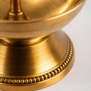 Brass Diya Traditional Oil Lamp Pooja Deepak with Brass Finish for Diwali Temple Home <b>Mandir</b> Aarti Festival Decoration Spiritual - Product Image 6