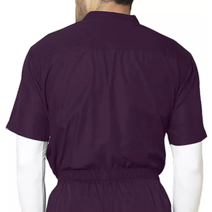 Conjunto de Uniformes Médicos Unisex al por Mayor para Hombre, Blusa con Cuello en V y Pantalones - Product Image 6