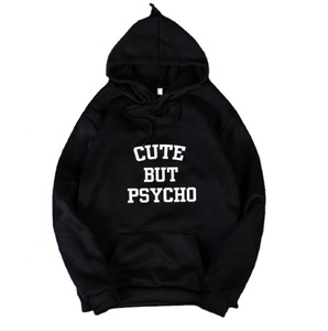 Sudadera con Capucha para Mujer, 100% Algodón, Tejido de Punto, Estampado de Latido de Corazón, Logotipo Frontal, Ropa Casual de Otoño, Colores Negro y Blanco - Product Image 4