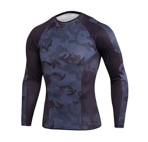 Unisex Long Sleeve Solid <b>Compression</b> Shirt Crew Neck Eco-Friendly 220g Quick Dry Breathable Spandex Polyester Workout <b>Top</b> All - Product Image 4