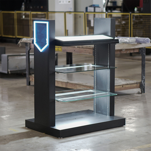 Étagères de supermarché double face robustes avec vitrines en verre et métal pour magasins de détail et épiceries - OEM ADONG A40 - Product Image 3