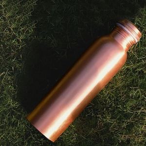 <b>Copper</b> <b>Drinking</b> <b>Bottle</b> Office Hydration Drinkware for Work Desk Healthy Water Intake and Corporate Lifestyle - Product Image 5