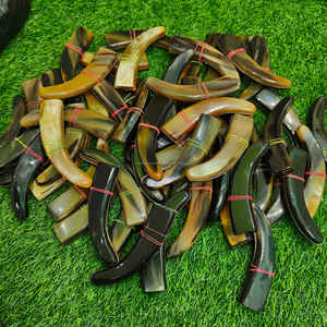 Manches de couteau en corne de bœuf et de taureau, finition brillante de qualité supérieure, matériau artisanal haut de gamme à prix avantageux - Product Image 5