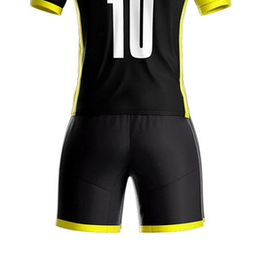 Nouveau design, maillots et shorts de football respirants à séchage rapide, sublimation, 100% polyester, tenue d'équipe personnalisée, uniforme de football - Product Image 4