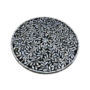Capiz Shell Inlay Spinning Tray - Product Image 1