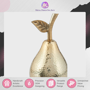 Venta al por Mayor de Juego de Frutas de Metal de Calidad Excepcional Hechas de Latón y Aluminio para Restaurantes, Resorts y Decoración del Hogar en Oferta - Product Image 5
