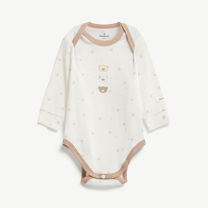 Combinaison bébé à manches longues en lyocell et élasthanne, à boutons pression, pour nouveau-né, unisexe, ODM Vietnam - Product Image 1