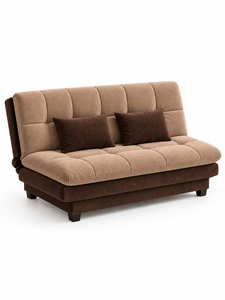 Canapé-lit Roblox Marron 2-en-1 par Emerald Sofa pour Appartement, Hôtel, Villa, Maison - Fabricant de Canapés - Canapé Convertible en Tissu Personnalisé - Product Image 1