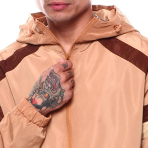 Nouvel ensemble de survêtements coupe-vent décontractés légers à capuche pour hommes, personnalisable, veste 100 % polyester de haute qualité - Product Image 6