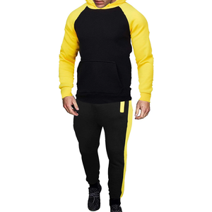 Fournisseur du Bangladesh : Ensemble sweat à capuche et jogging tricoté multicolore grande taille pour homme, design personnalisé, écologique, respirant, hiver - Product Image 2