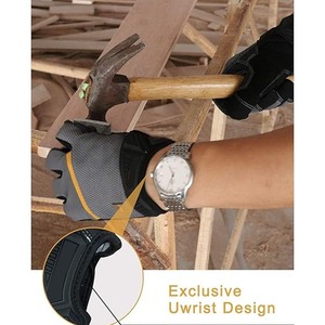 Nuevos Guantes de Seguridad de Cuero Captain Industry en Oferta Online - Impermeables, Protección UV, Dedos Completos, Antideslizantes, Unisex, para Exteriores - Product Image 3