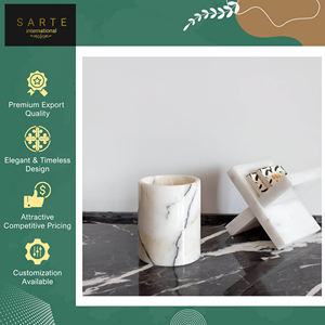 Support de bougie rond en onyx alabastre blanc, fait main, sur mesure, qualité supérieure, vente en gros, décoration intérieure, Pâques - Product Image 2