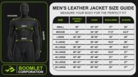 Jaket Kulit Motor Pria Klasik dengan Trim Bulu, Tali Gesper, dan Desain Aviator Vintage
