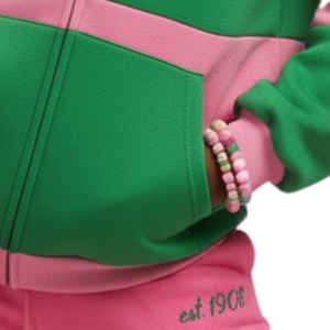 Sudadera con Capucha a Rayas Rosa y Verde para Mujer, Sudadera Informal de Manga Larga con Capucha, Corte Holgado, Moda Urbana de Invierno - Product Image 5