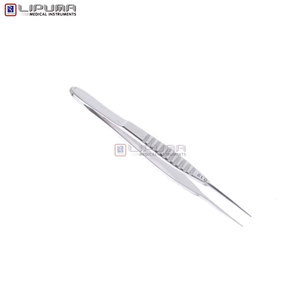 คีมจับเนื้อเยื่อ BONN Iris Forceps ขนาด 10.0 ซม. คีมผ่าตัดเนื้อเยื่อคุณภาพสูง ผลิตจากเหล็กกล้าไร้สนิม คีมจับเนื้อเยื่อ BONN Iris Forceps สำหรับจักษุวิทยาและหู คอ จมูก - Product Image 6