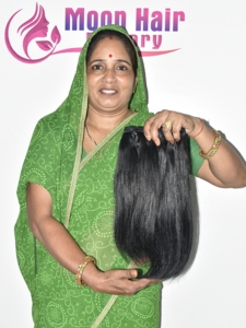 Extensiones de Cabello Humano Virgen Natural Liso Negro Remy con Cutícula Alineada Doble Trama Suave y Sedoso al por Mayor - Product Image 4