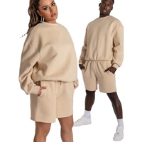 Conjunto de Chándal de Invierno para Hombre, Dos Piezas, Sudadera con Capucha y Pantalones Deportivos, Felpa Gruesa, Personalizado al por Mayor OEM