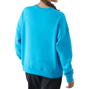Sweat-shirts d'hiver pour femmes à manches longues en coton respirant avec design appliqué délavé - Product Image 2