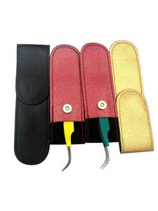 Getup brosons impex 45/90/Curve Slim Long/BOOT อุปกรณ์ต่อขนตาแหนบสเตนเลสสีแดง/น้ำเงิน/ขาวปลายเรียบแม่นยำ - Product Image 2