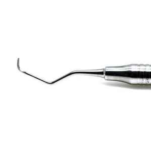 German Steel Manual Reusable Double-Ended Dental Scaler & <b>Scraper</b> Professional Teeth <b>Cleaning</b> Tool for Dentists By Grip Surgical - Product Image 3