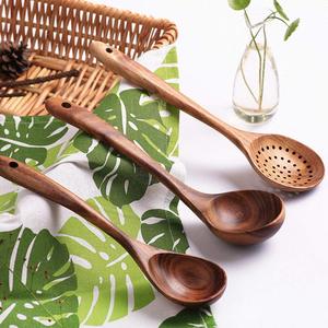 Ustensiles de cuisine en bois pour la maison et les restaurants, ensemble d'outils de cuisson au prix le plus bas, ustensiles de cuisine en bois durables - Product Image 1