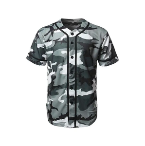Uniforme de Béisbol de Camuflaje Personalizado, Jersey de Manga Corta y Pantalones para Hombre, Ropa Deportiva de Poliéster de Secado Rápido para Deportes - Product Image 4