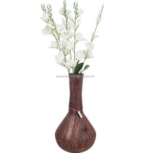 Vase à fleurs en cuivre moderne fait à la main, décoration de table écologique pour le salon et décoration de pot de fleurs design - Product Image 3