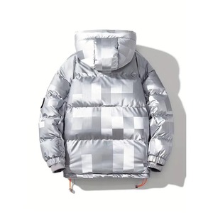 New Style Adjustable <b>Winter</b> Canvas Puffer <b>Jacket</b> for man Front Hooded Design Customizable Color Size High Quality Bamboo - Product Image 2