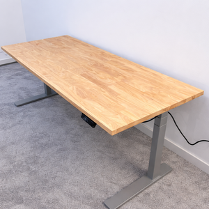 Plan de travail en bois massif sur mesure avec jointure à languettes, bloc de boucher pour cuisine, bureau, table, mobilier, surface lisse, haute qualité - Product Image 3