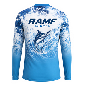 Camisas de Pesca con Capucha para Hombre, Protección UPF 50, 100% Poliéster, Secado Rápido y Resistentes a Bacterias, Tallas Grandes, Listas para Enviar - Product Image 2
