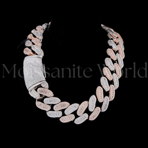 Cadena Cubana de Moissanita con Diseño Único y Piedras Brillantes para Hombre, Joyería de Moda Hip Hop, Disponible a Precio de Mayoreo - Product Image 5