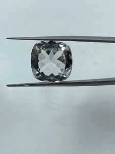 Top Quality White <b>Colour</b> Natural White Topaz Loose Gemstone 27.41CTS 14mm Custom Cut for Jewelry Making - Product Image 4