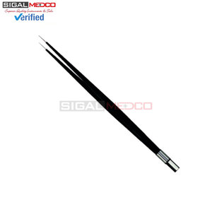 Pinzas Bipolares Quirúrgicas Rectas de 16 cm con Punta de 1 mm, Reutilizables, de Acero Inoxidable, Instrumento Manual con Certificación CE Clase I SIGAL MEDCO - Product Image 5