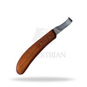 Couteau à sabot gauche à lame courbée, outil vétérinaire pour l'examen et la coupe des sabots de cheval - Product Image 3