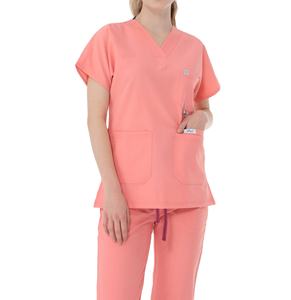 Confortable Durable femme personnalisé infirmière unisexe uniforme professionnel médical gommage ensemble pour l'hôpital clinique médecins sergé vêtements de travail - Product Image 2