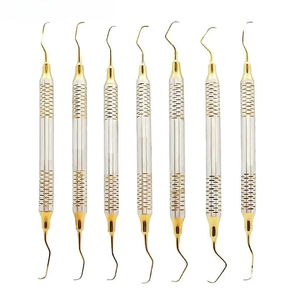 Kit d'instruments de planification radiculaire pour le calcul dentaire : Curettes Gracey, Détartreur en forme de faucille Hu-Friedy, Locus Manuel - Product Image 5