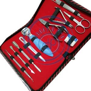Professional Nail Clipper Manicure Pedicure <b>Kit</b> Stainless Steel Personal Grooming Nail Care Set with Premium Travel Case - Product Image 4