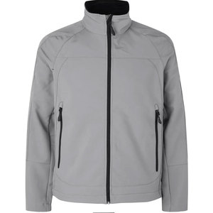 Wholesale <b>Waterproof</b> Men Softshell <b>Jacket</b> Custom Embroidery Zip up Fleece <b>Jacket</b> High Quality Fleece Windbreaker <b>Jacket</b> - Product Image 1
